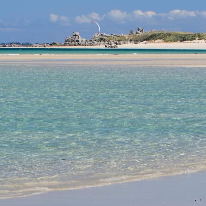 Kerlean, Plage Des Sables Blancs A 700M! Конкарно Екстериор снимка